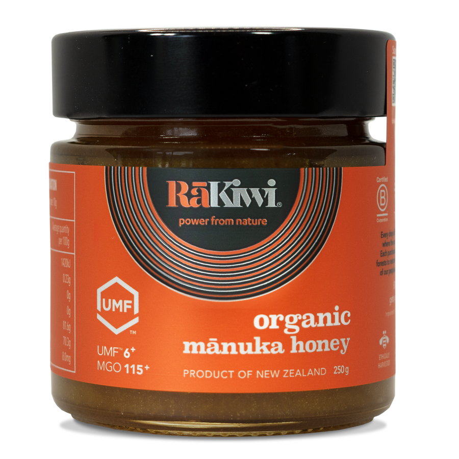 RāKiwi BOOST Organic Mānuka Honey